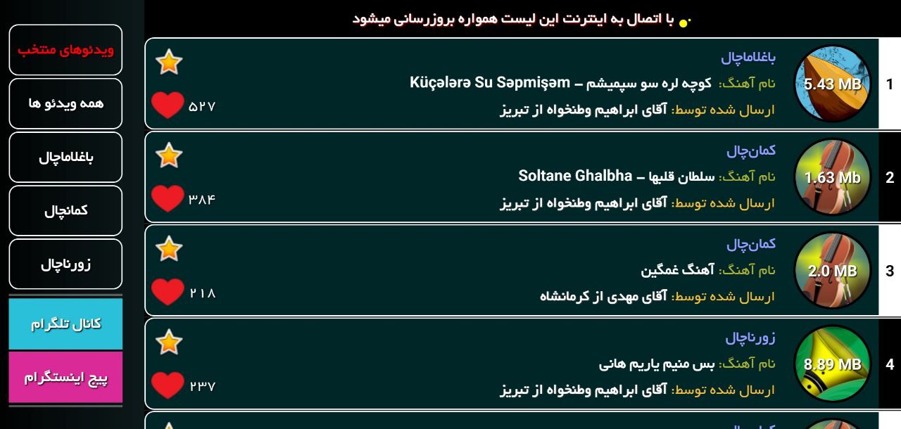 اسکرین شات زورنا چال 3